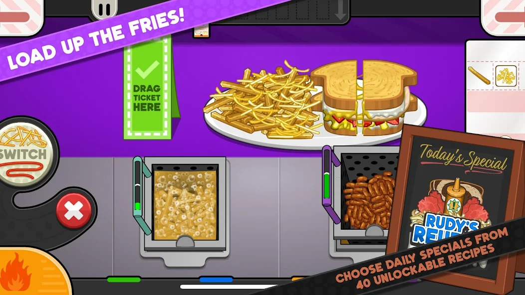 Papa's cheesery apk última versión